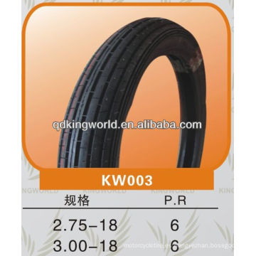 Kingworld china motocicleta neumáticos delanteros 2.75-18 3.00-18